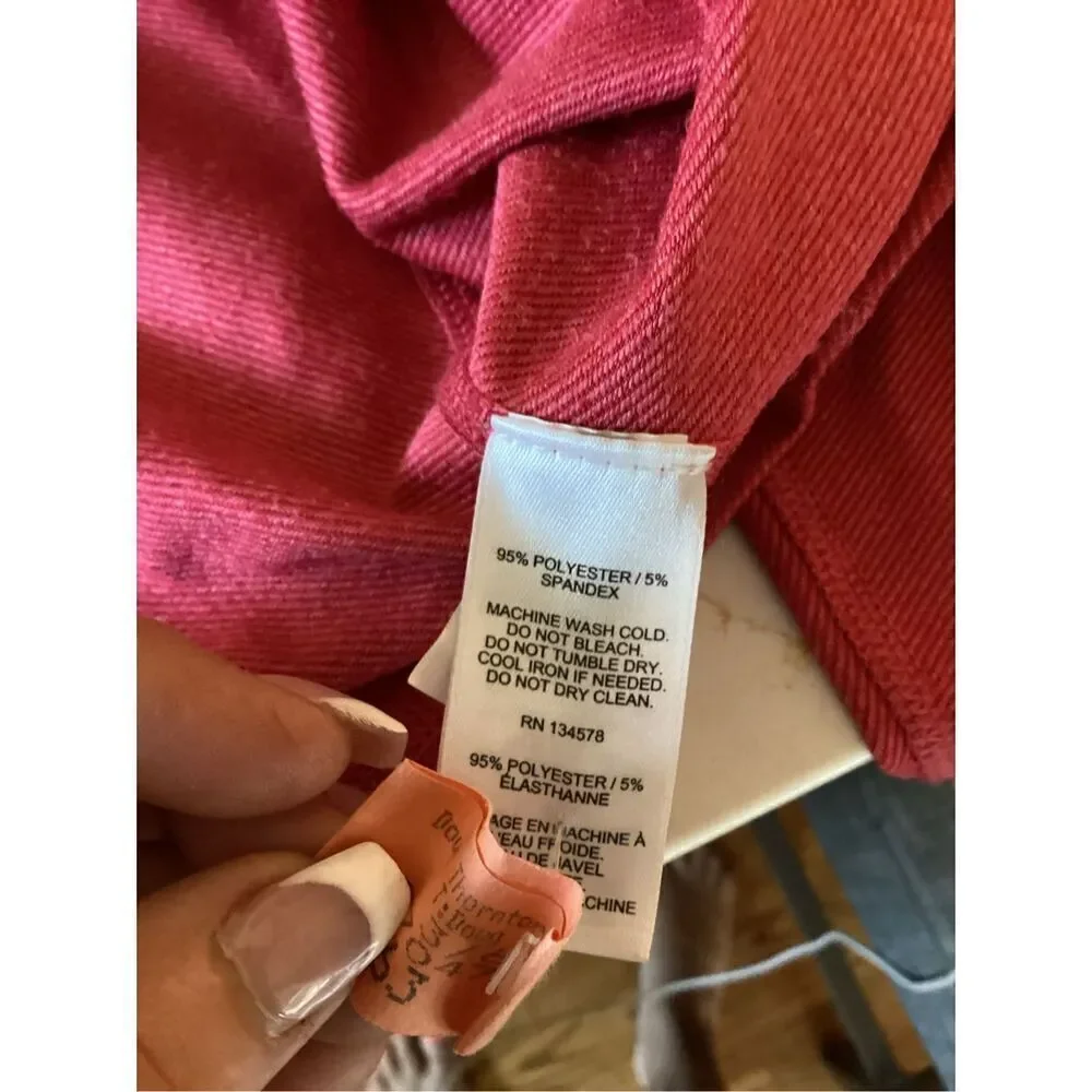Vineyard Vines Performance 1/4 Zip Sz 2XL Pullover Red Golf